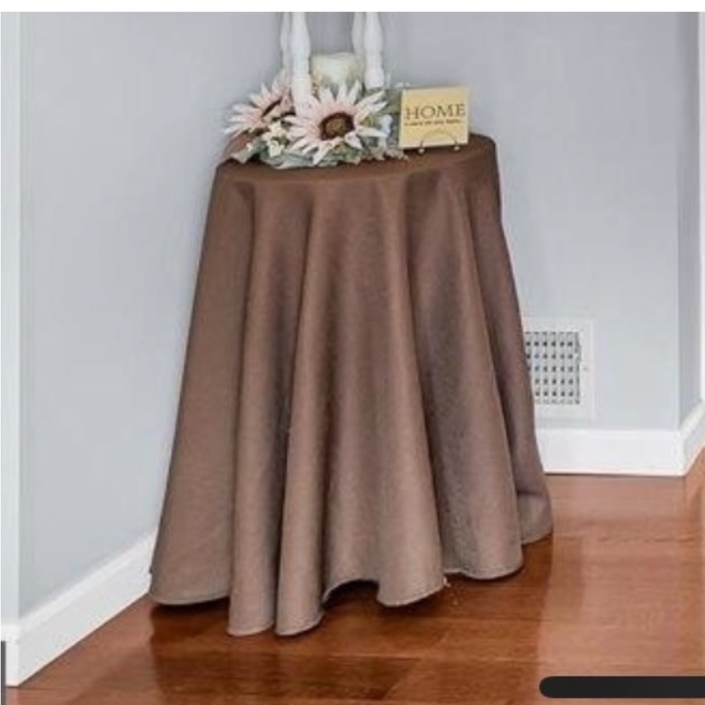 Elegant Brown Tablecloth